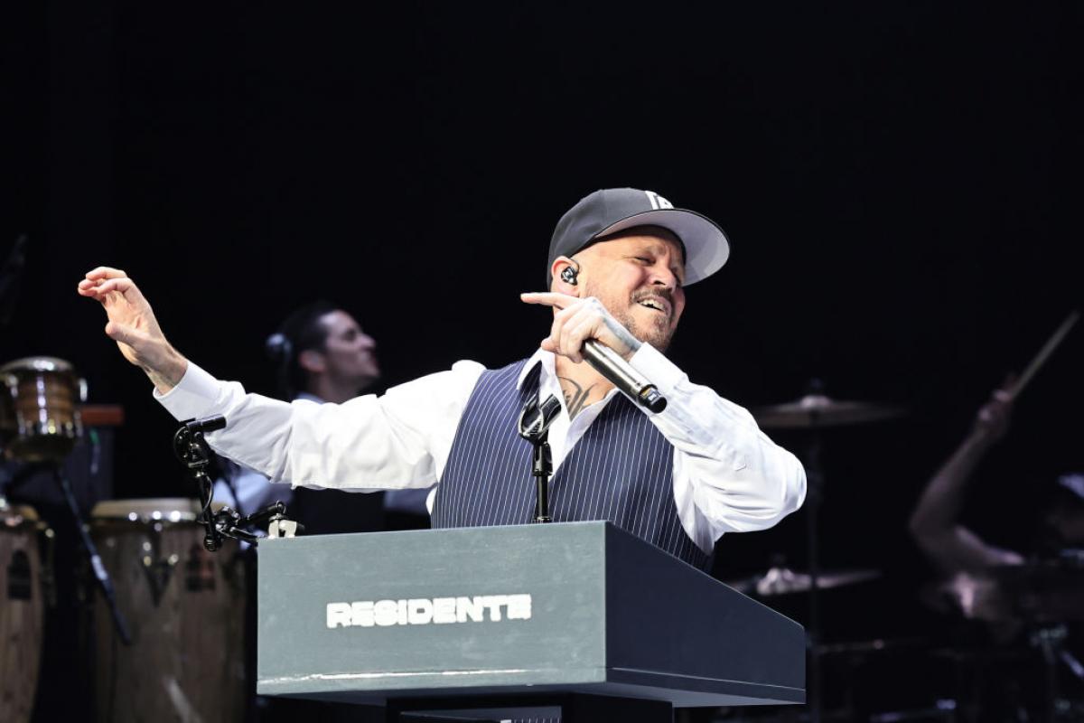 Residente, durante un concierto el 18 de septiembre de 2024 en Nueva York.