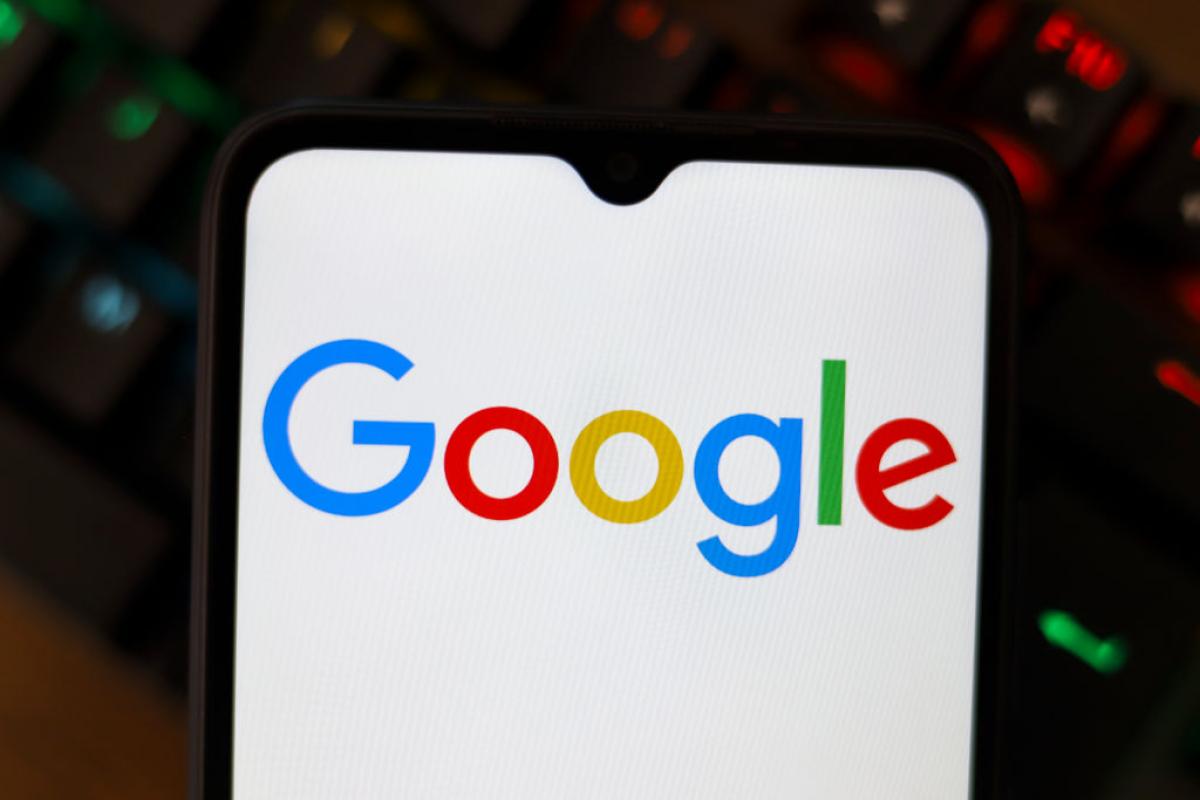 Buscador de Google en un móvil