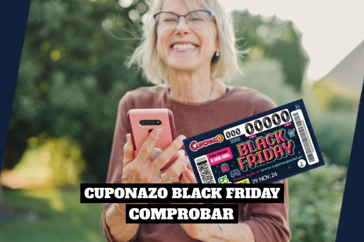 Cuponazo Black Friday 2024 de la ONCE en directo: resultado del sorteo hoy viernes 29 de noviembre.