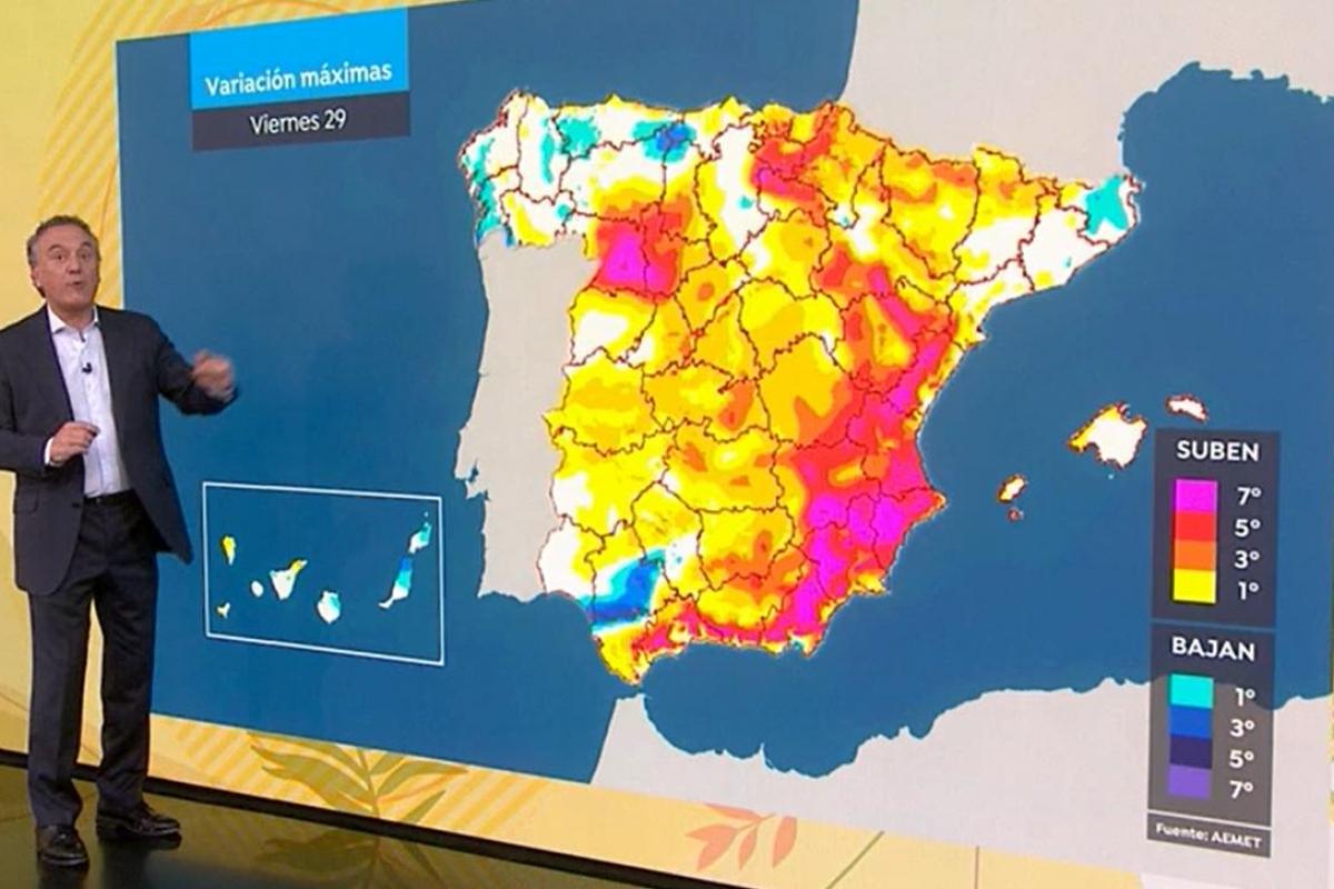 Roberto Brasero, en los platós de Antena 3.