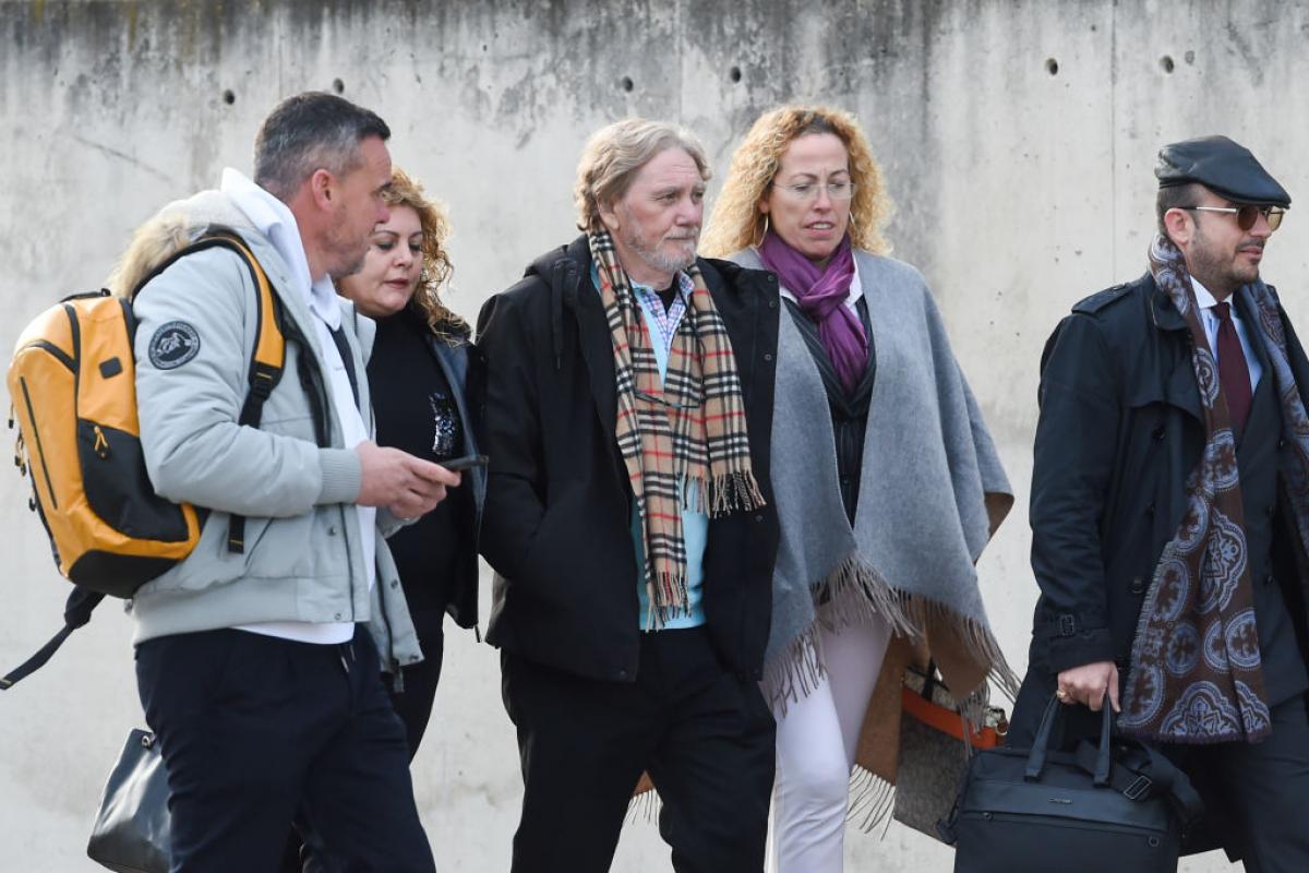 El histórico narco y contrabandistas gallego José Ramon Prado Bugallo, a.k.a. Sito Miñanco, llegando a la Audiencia Nacional en el marco del juicio por la 'Operación Mito'.