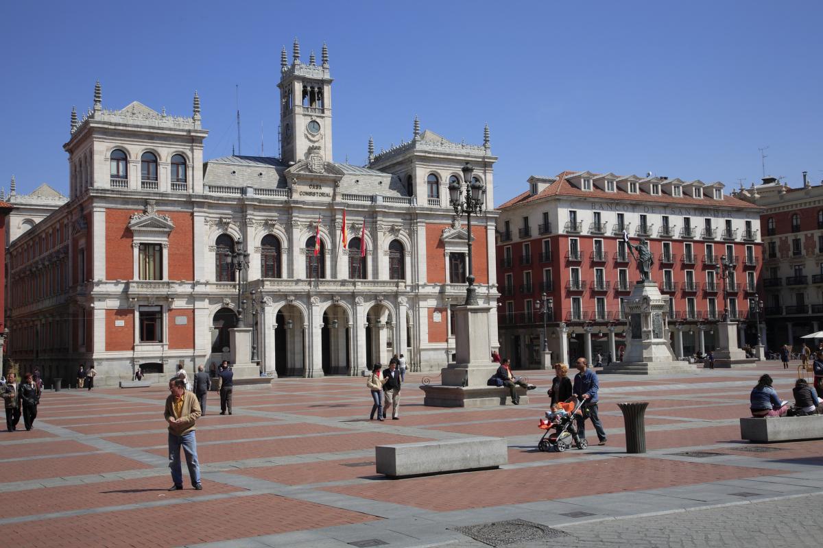 Fachada del Ayuntamiento de Valladolid.