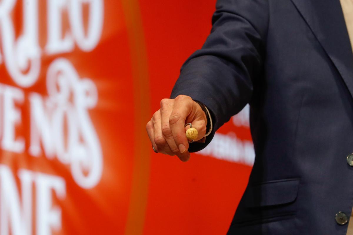 Imagen de archivo del sorteo de la Lotería de Navidad.