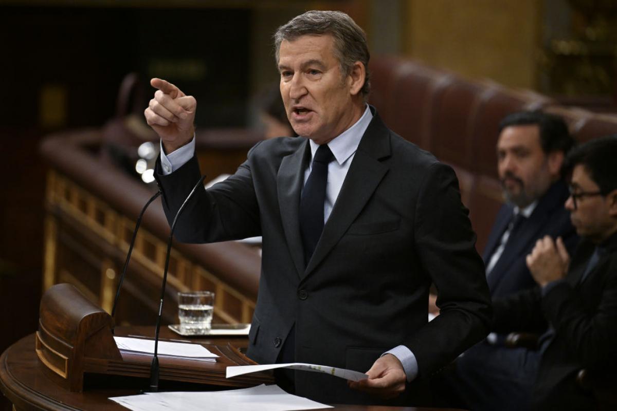 El líder del PP, Alberto Núñez Feijóo, en una imagen de archivo.