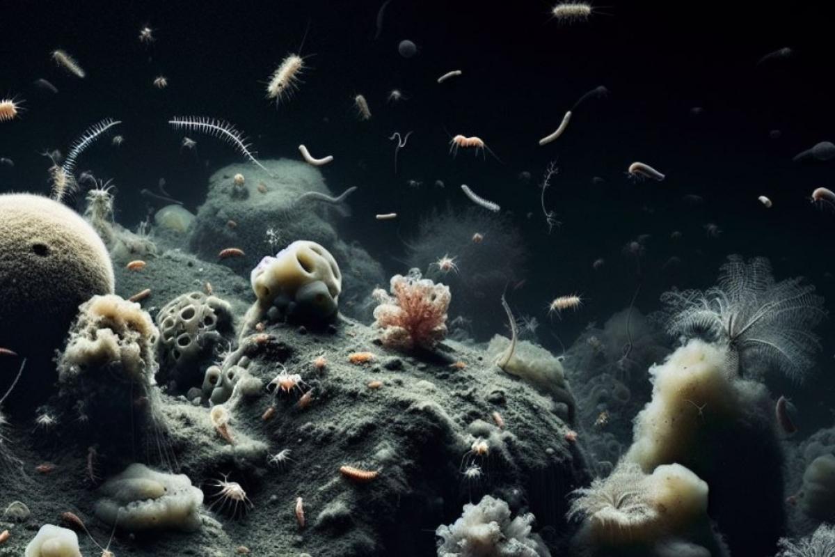 Recreación de las profundidades del océano Ártico