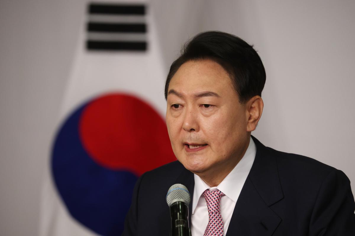 El presidente surcoreano Yoon Suk Yeol.