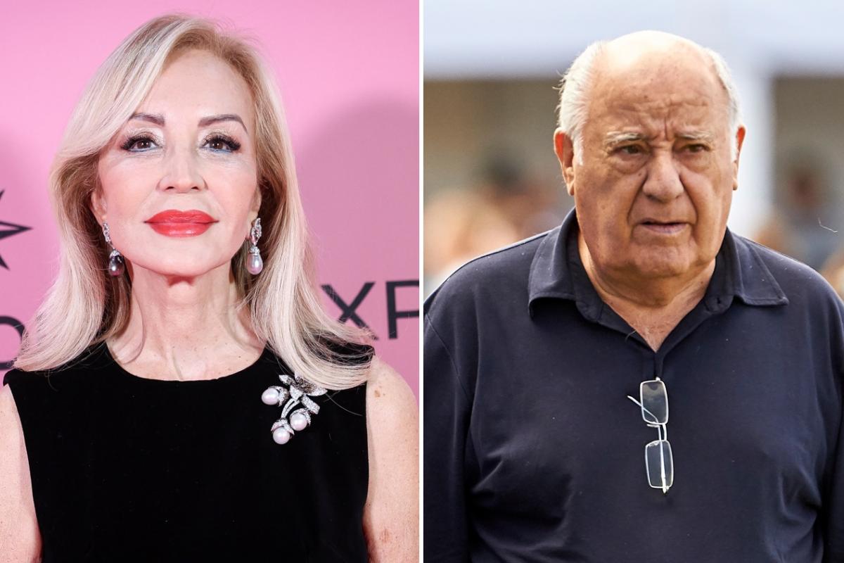 Carmen Lomana y Amancio Ortega