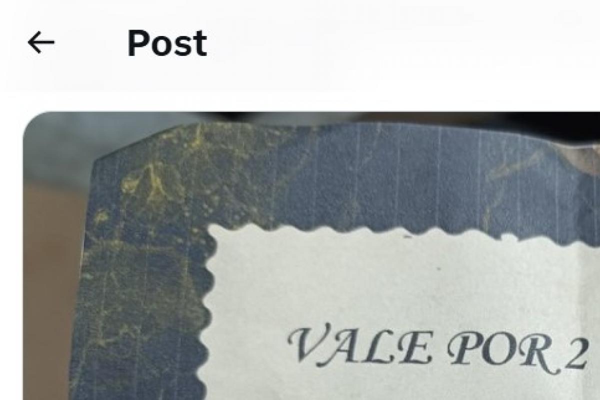 La papeleta que le han dado en la cena de Navidad de su empresa