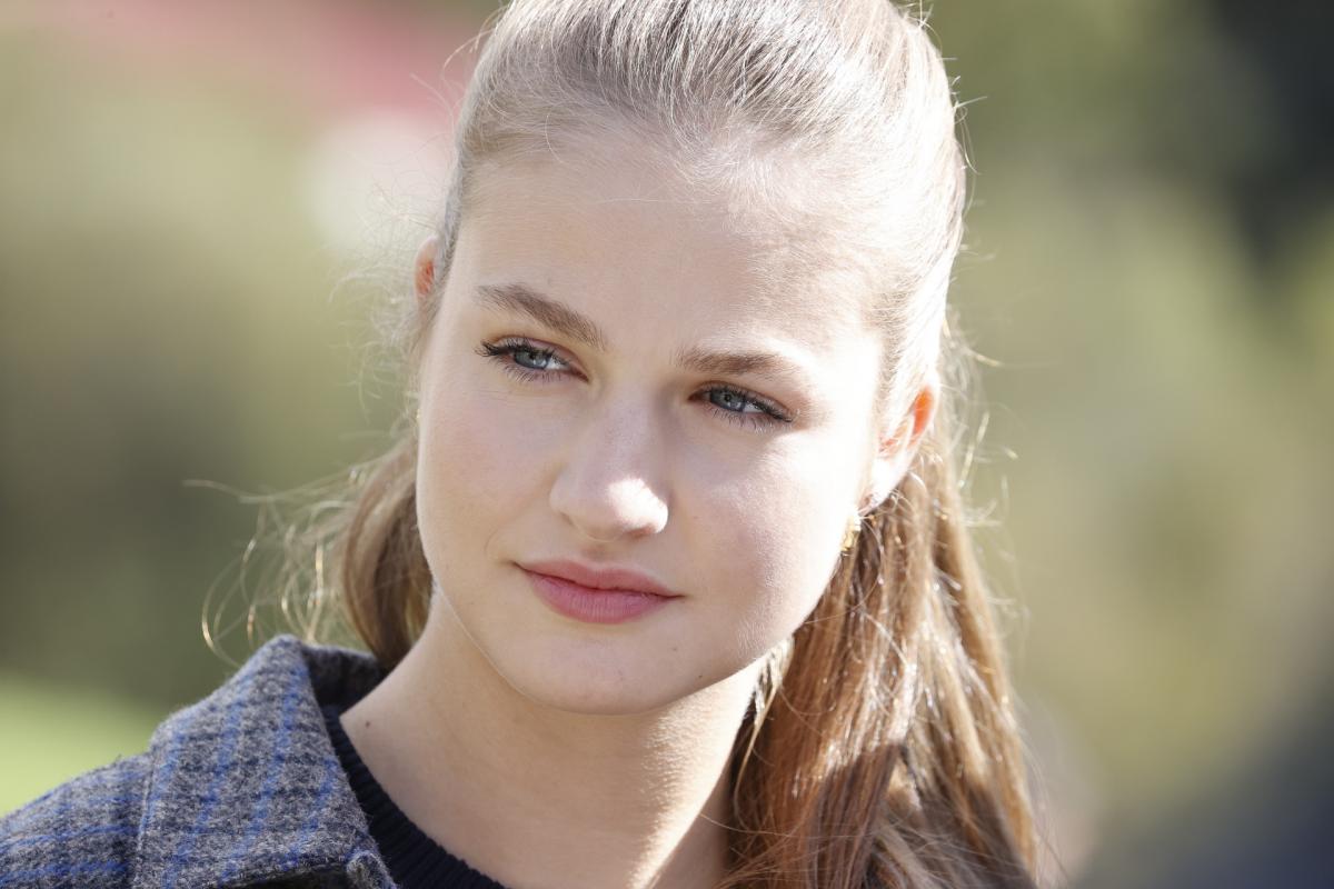 La princesa Leonor, fotografiada en Sotres el 26 de octubre de 2024.