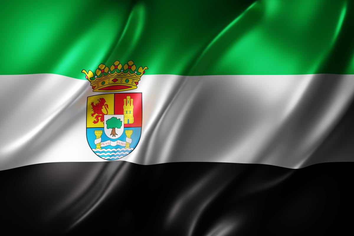 La bandera de Extremadura