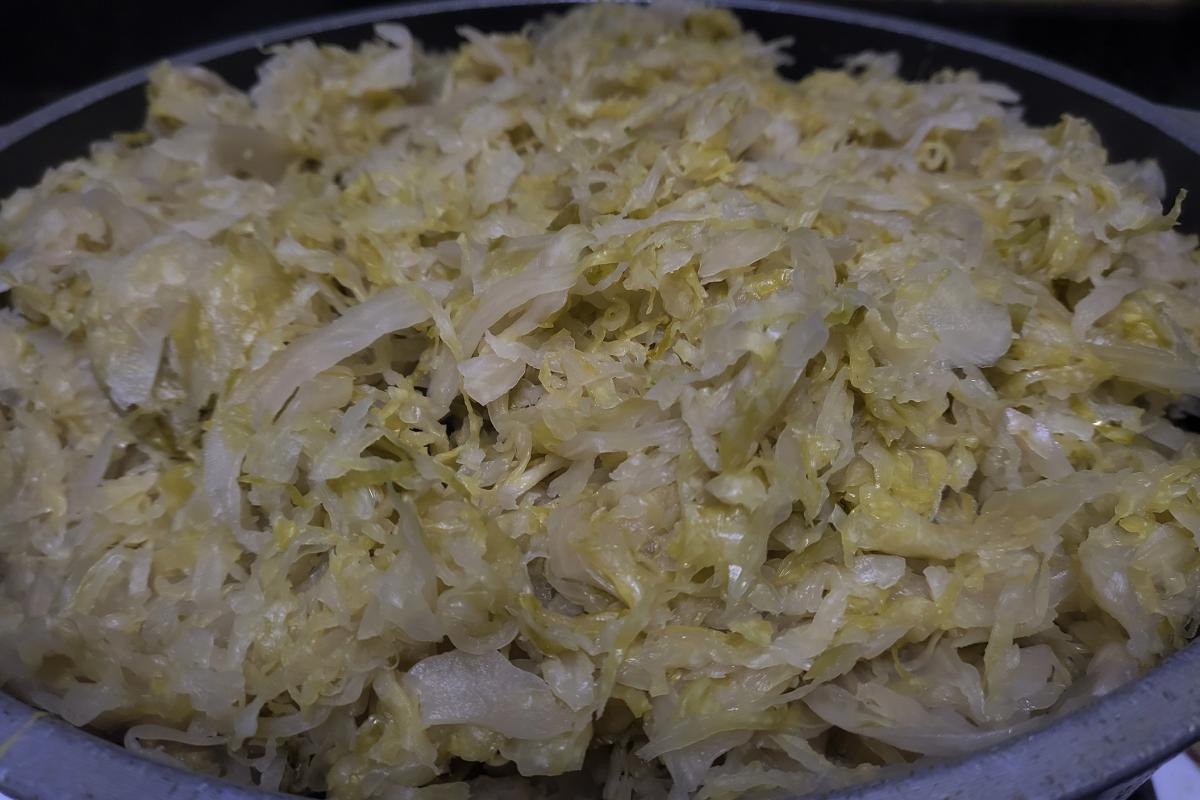 Imagen de archivo de chucrut.