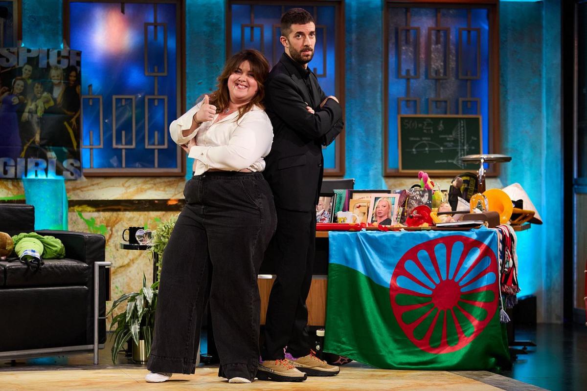 Lalachus y David Broncano, en La Revuelta.