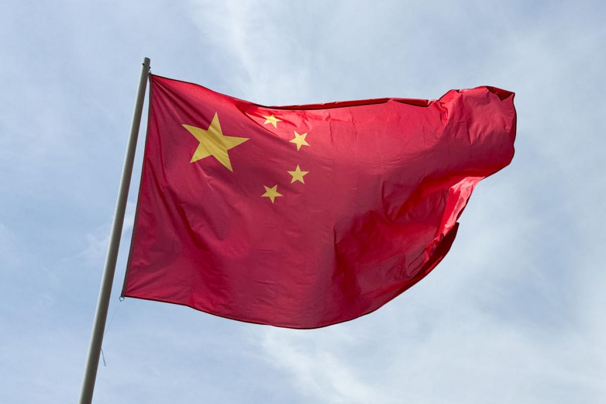 La bandera de China