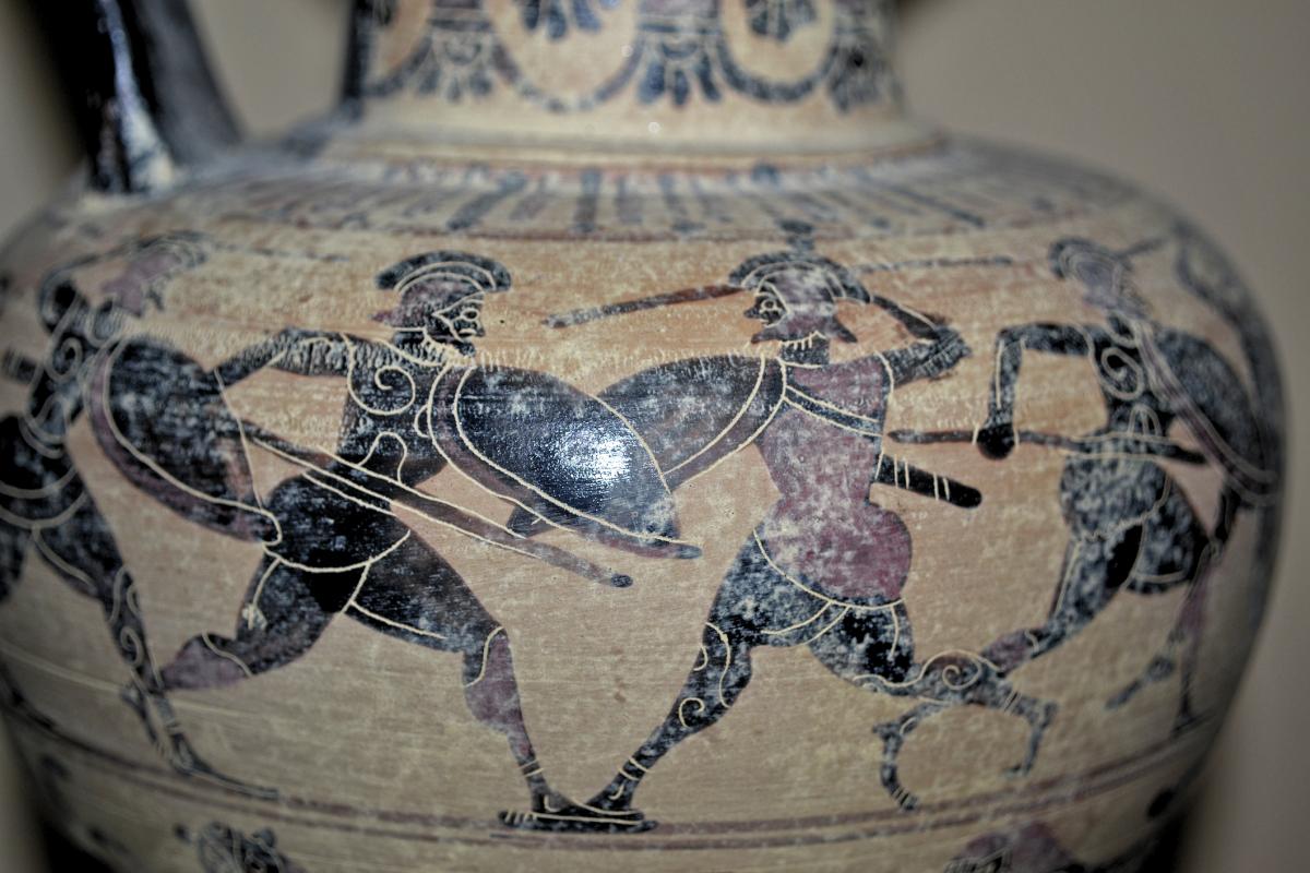 Una ánfora, en una imagen de archivo