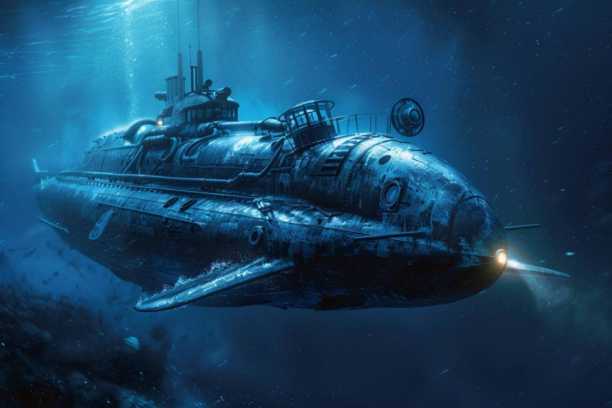 Submarino perdido en el hielo