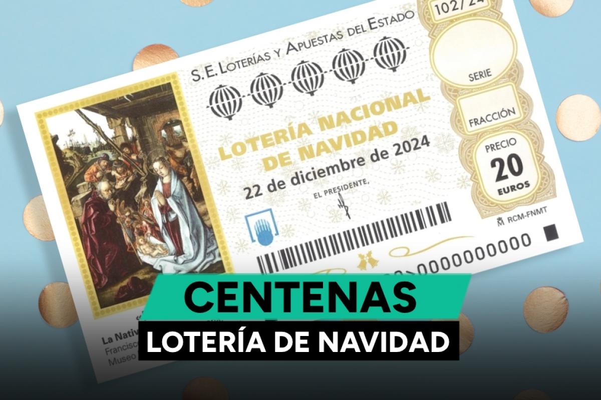 Centenas del sorteo de Lotería de Navidad 2024