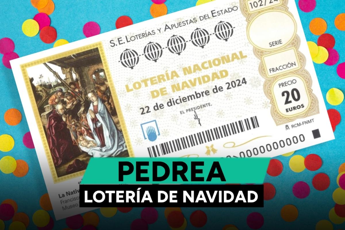 Pedrea Lotería de Navidad 2024