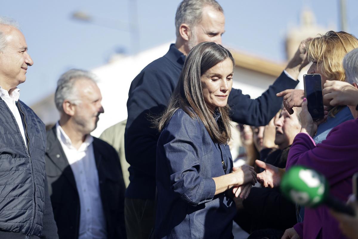 Los reyes durante su visita a Utiel el pasado 19 de noviembre.