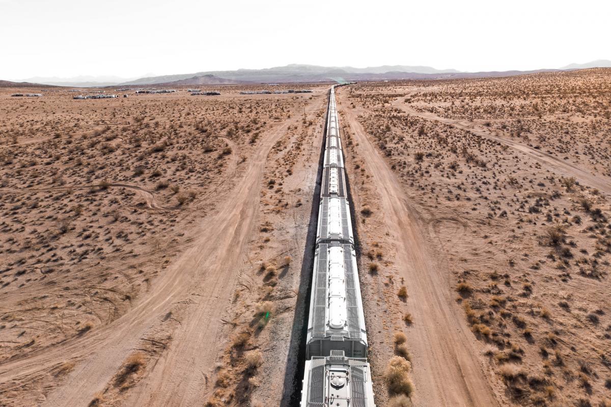 Imagen de archivo de un tren en EEUU.