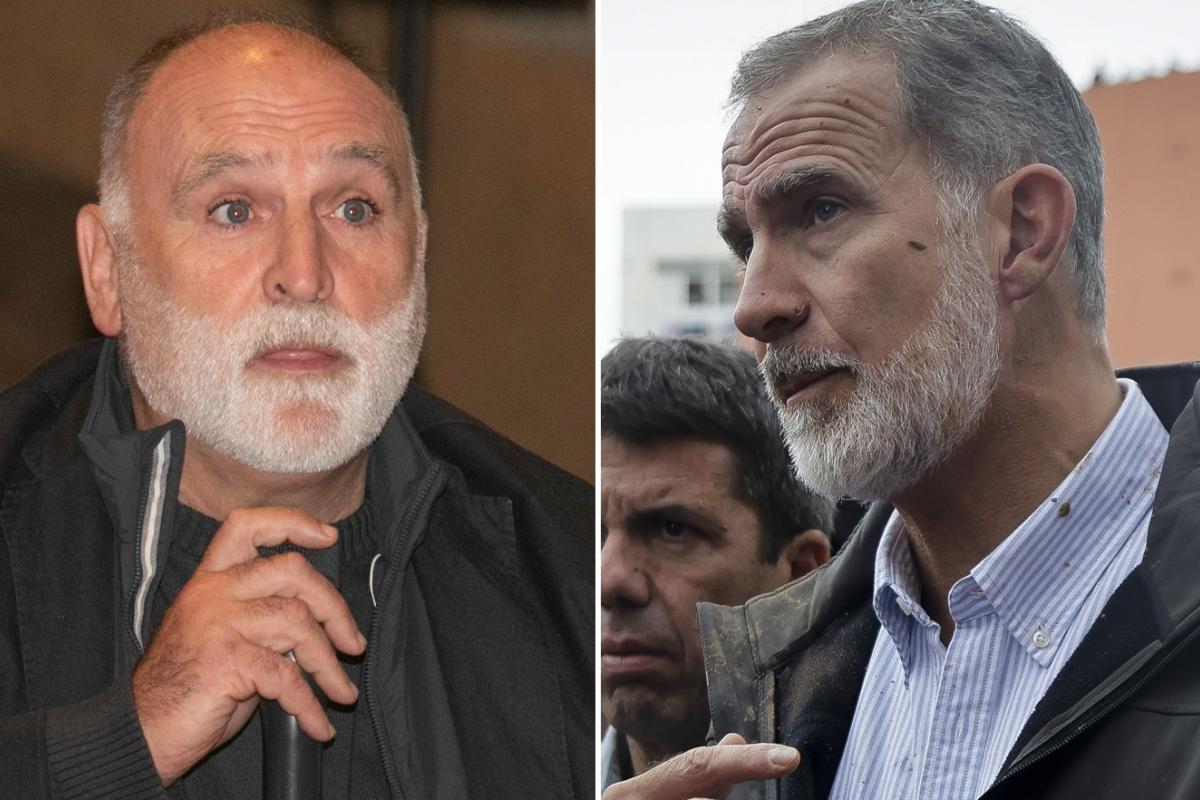 El chef José Andres y Felipe VI.