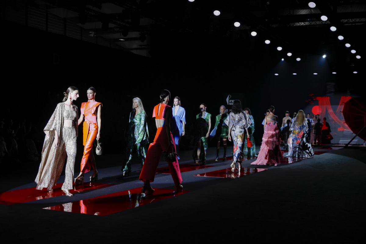 Imagen de archivo de un desfile de la firma Lola Casademunt en septiembre de 2024 en la MBFWM.