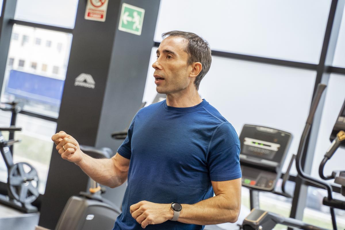 Marcos Vázquez, en la presentación del audiolibro 'Sabia Mente'.