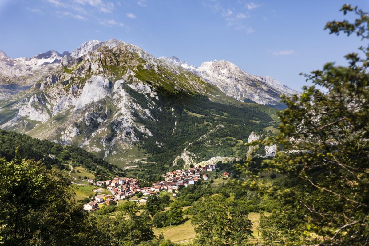 Sotres, en los Picos de Europa.