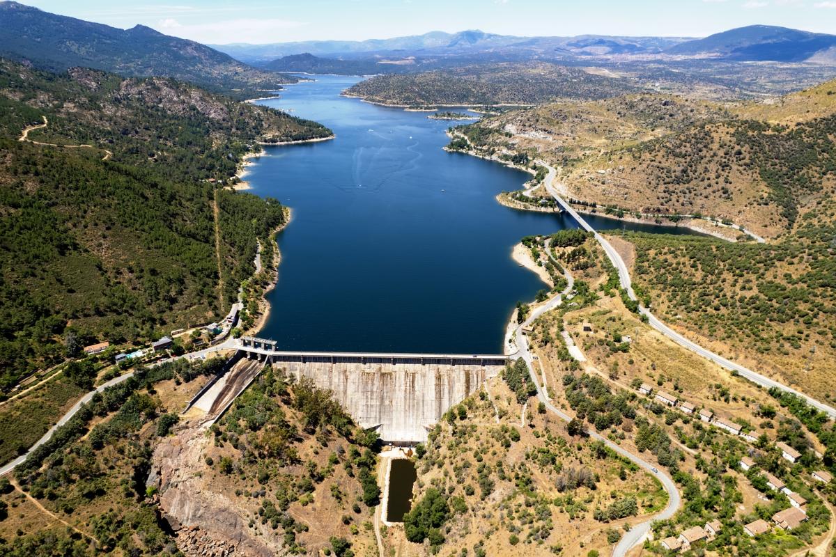 Imagen de archivo del embalse de El Burguillo, en el río Alberche, Ávila.