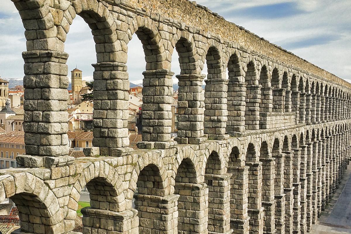 Imagen de archivo del acueducto de Segovia.