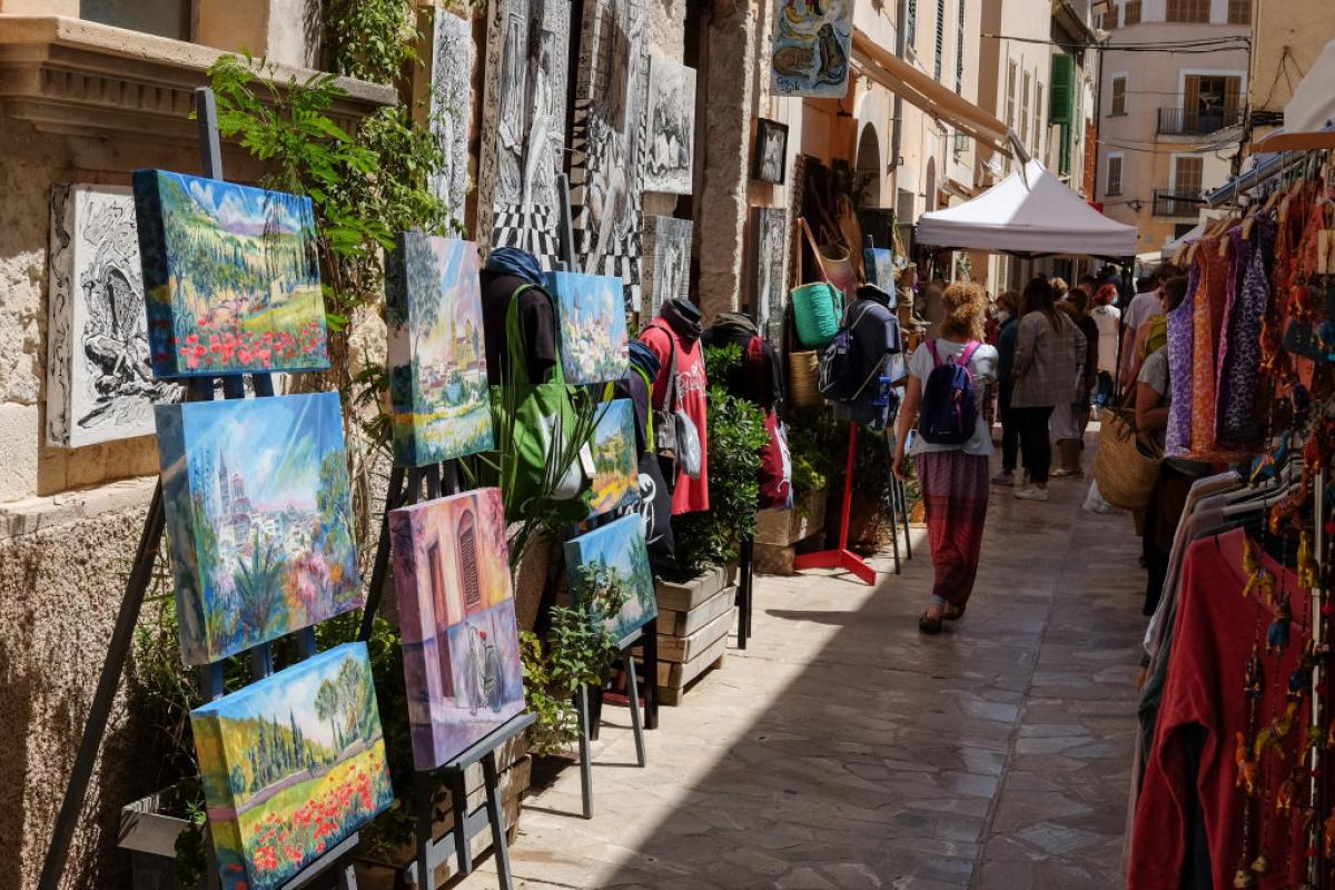 Mercadillo de la localidad mallorquina de Sineu