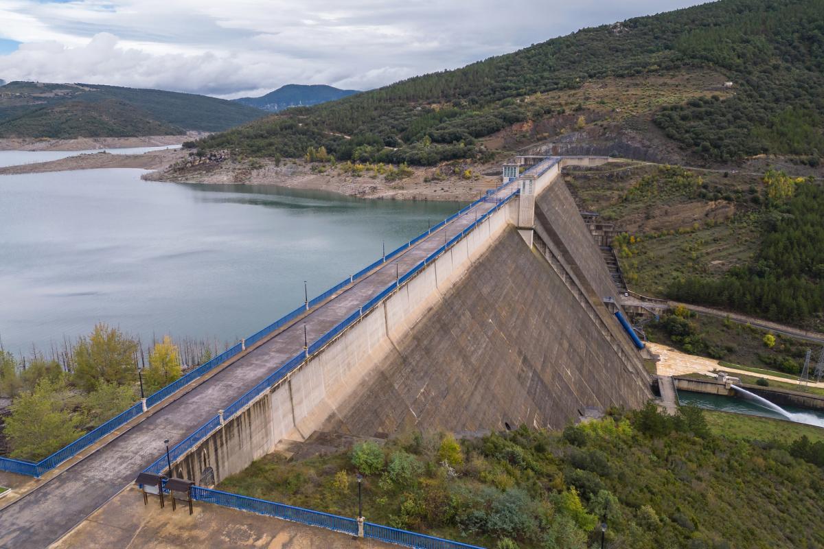 Imagen de archivo del embalse de Itoiz (Navarra).