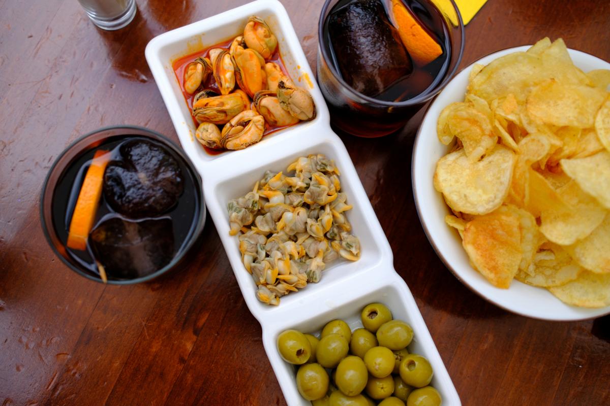 Un vermut típico de España.