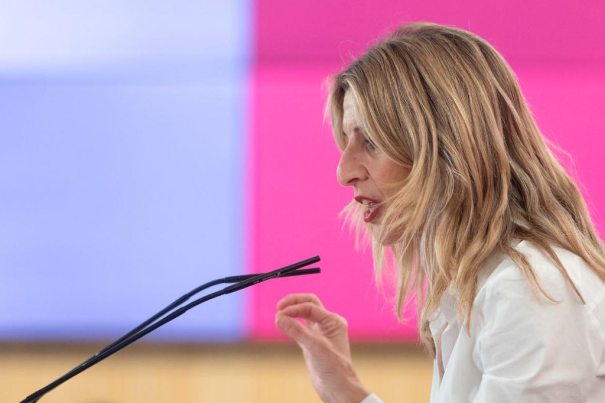 La vicepresidenta segunda del Gobierno y ministra de Trabajo, Yolanda Díaz, en una imagen de archivo.