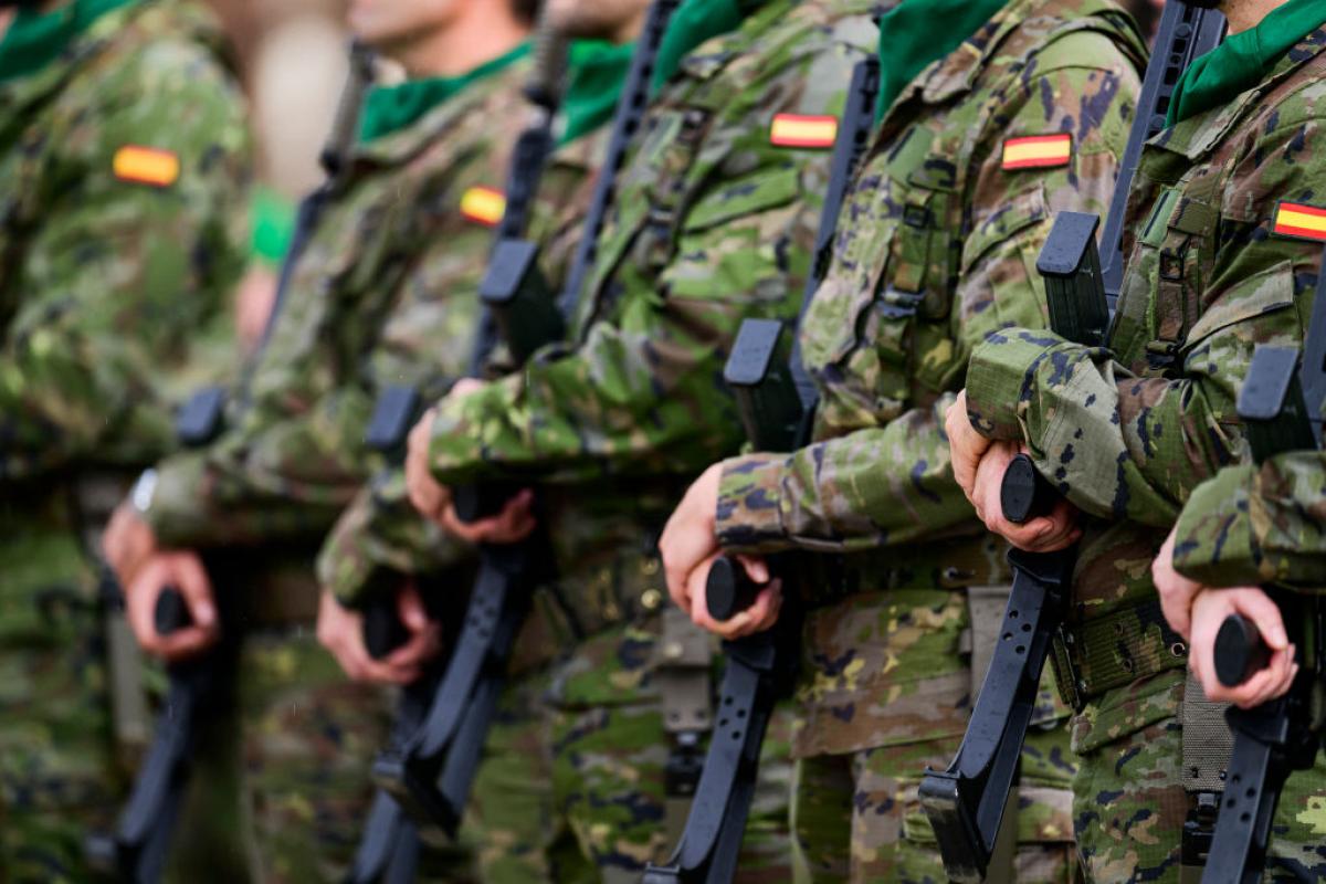 Militares del Ejército español en una imagen de recurso