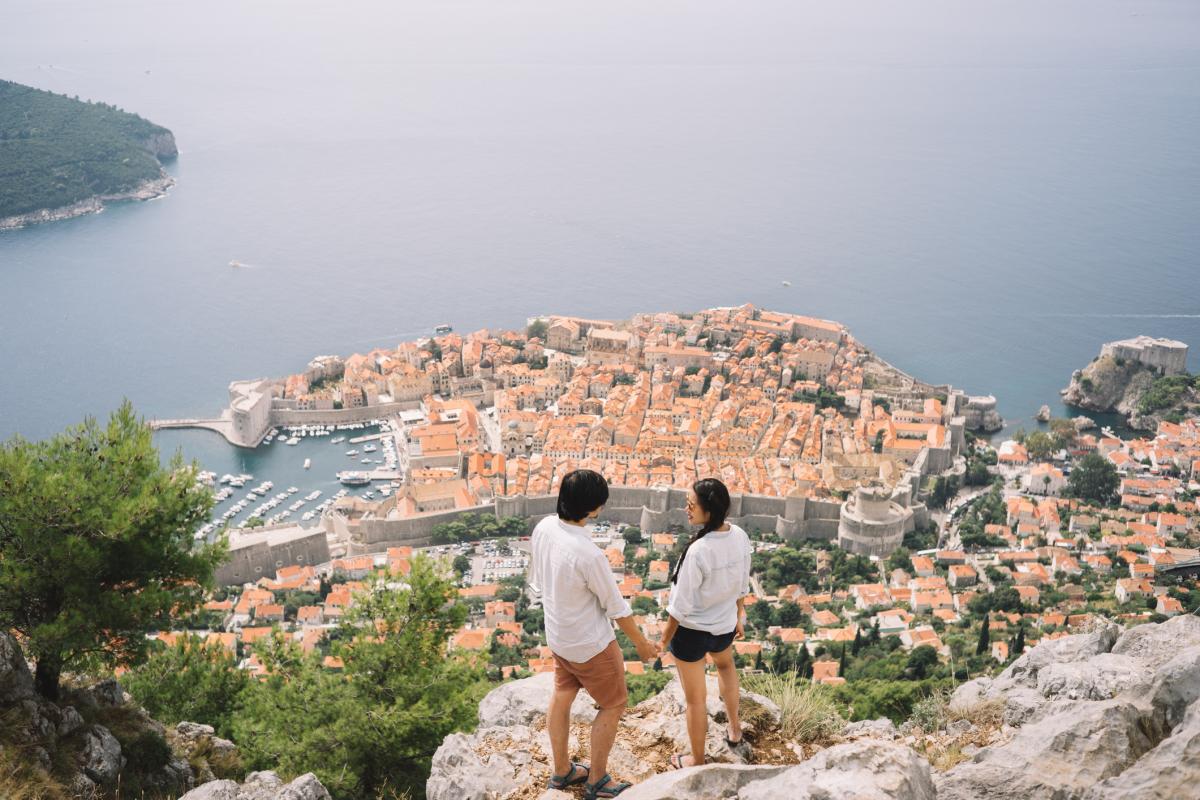 Vista de la ciudad croata de Dubrovnik.