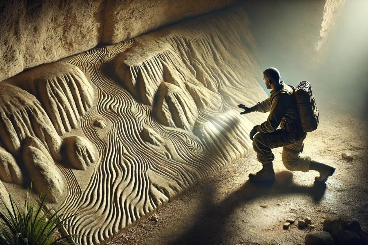 Reconstrucción con IA de un descubrimiento.