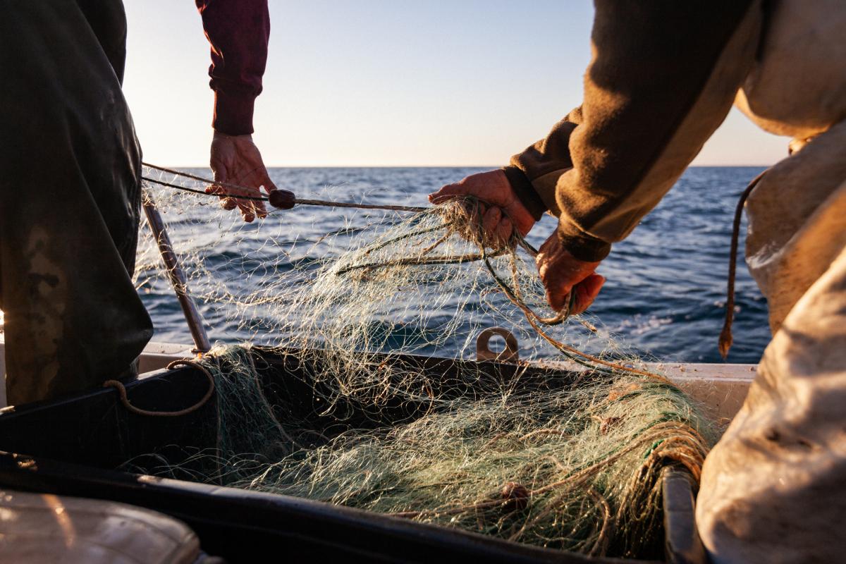 Pescadores faenando en el Mediterráneo, en una imagen de archivo.