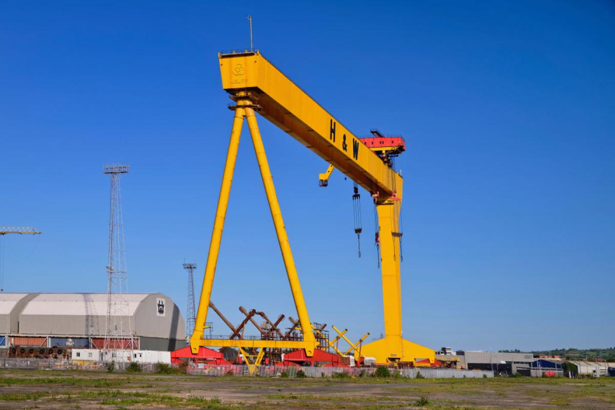 Astilleros británicos Harland & Wolff (H&W), en una imagen de archivo.