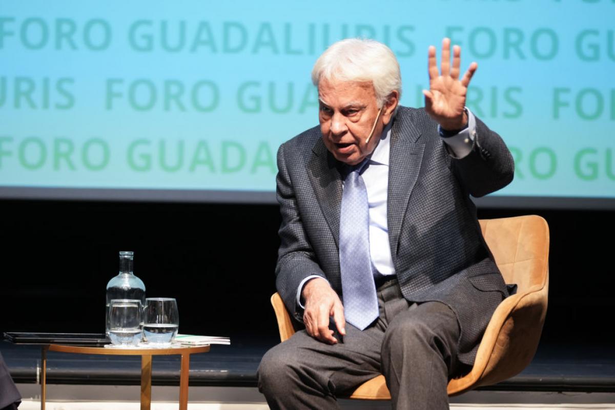 Felipe González, en el Foro Guadaliuris