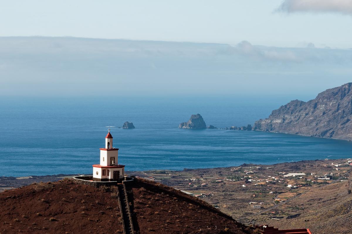 Vista de la isla de El Hierro (Canarias).