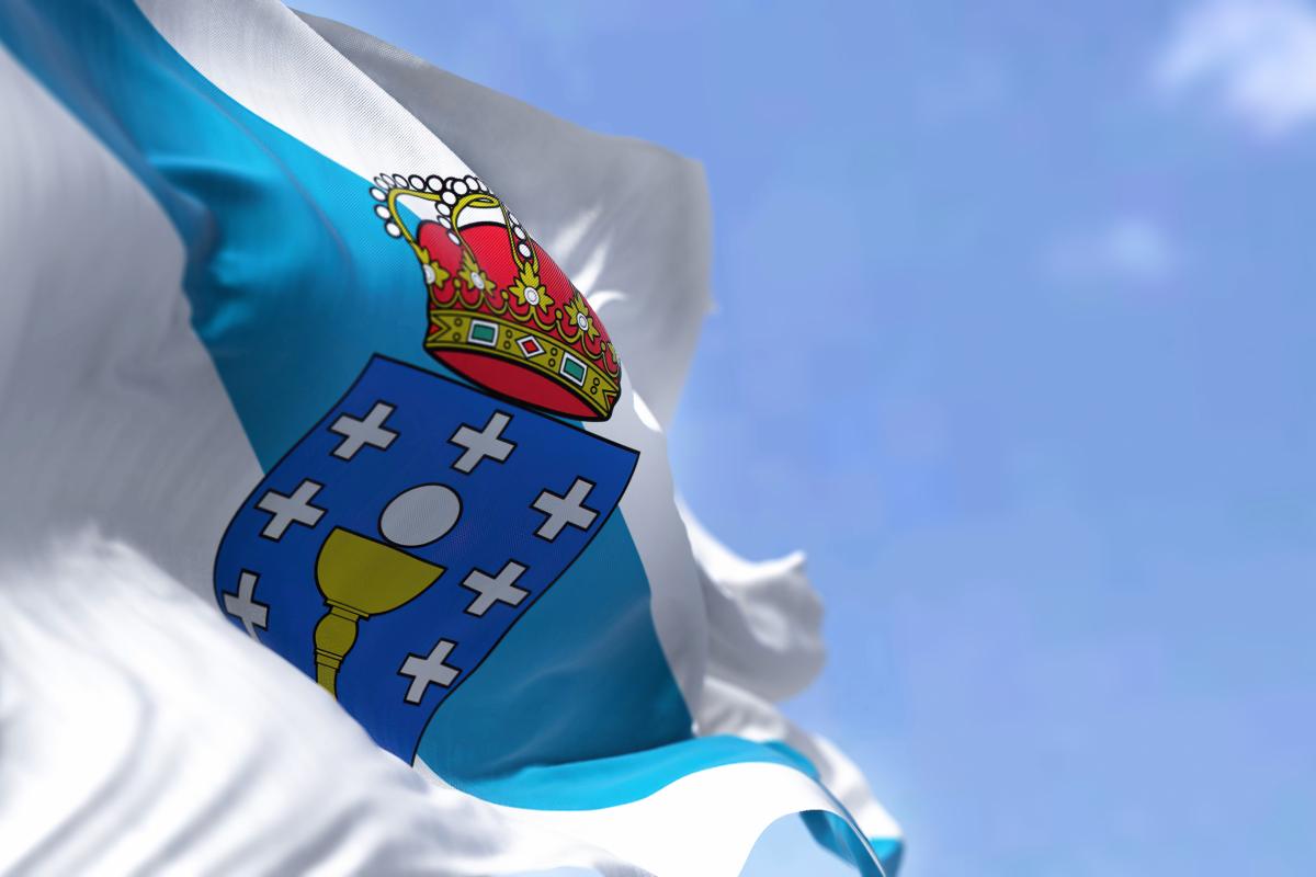 Bandera de Galicia.