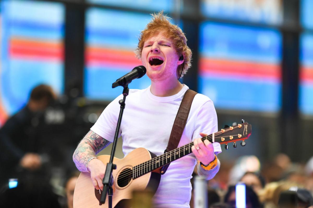 Ed Sheeran, en una actuación en Nueva York en junio de 2023.