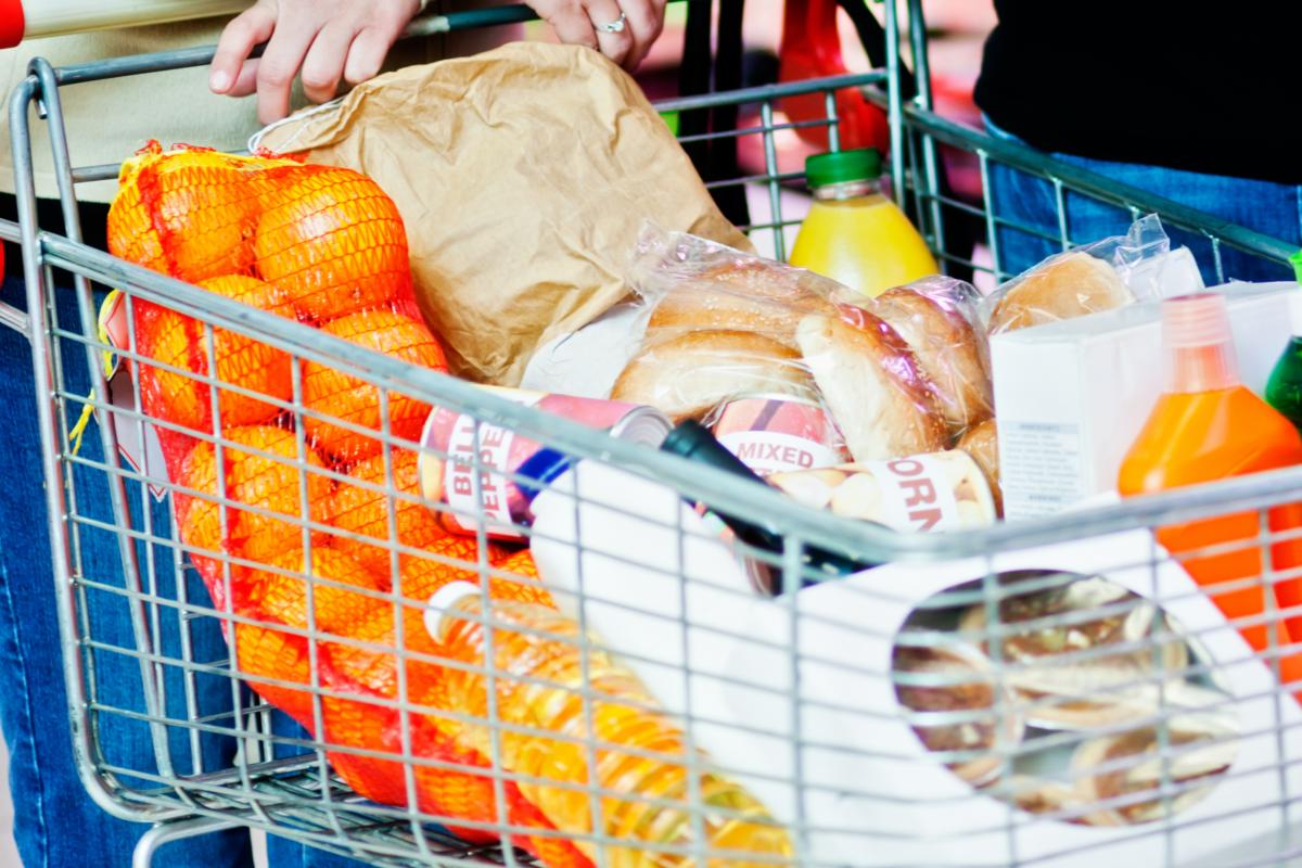 Un carro de la compra.