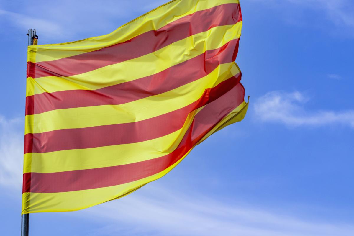 Bandera de Cataluña.