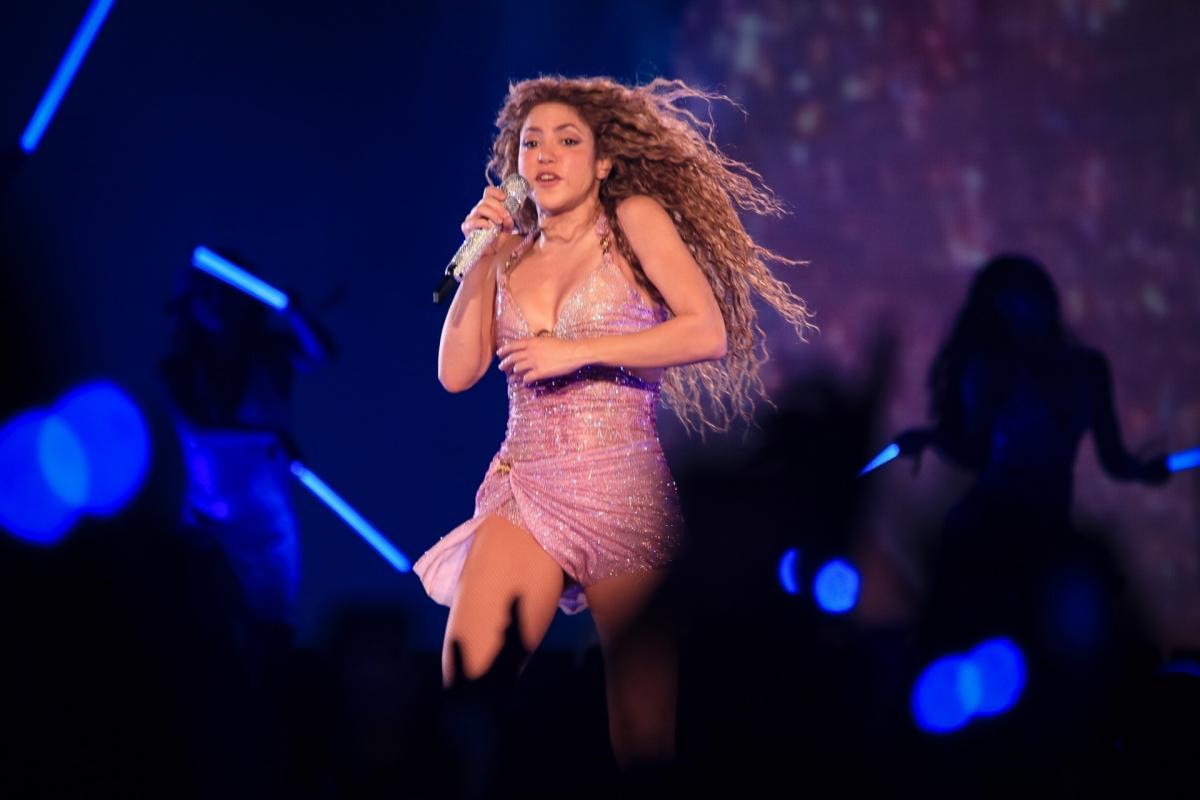 La cantante Shakira, en un concierto en Rio.