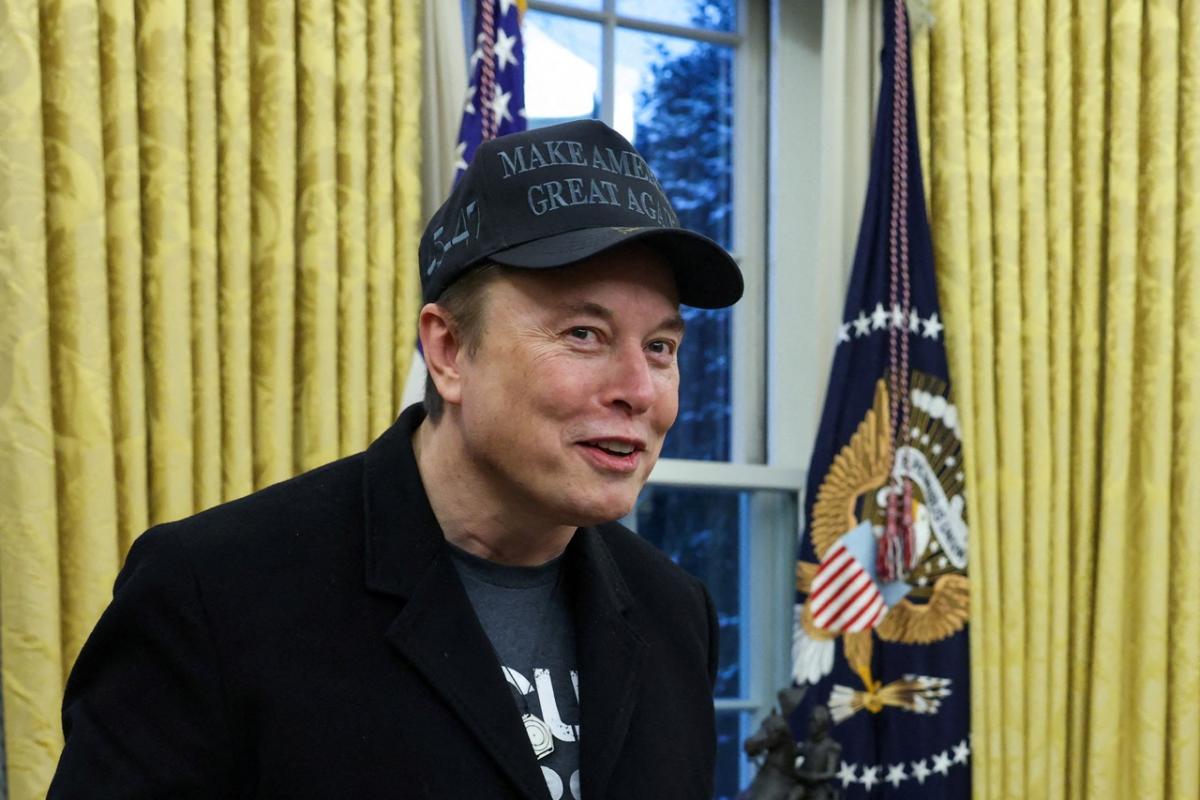 Elon Musk, en el Despacho Oval de la Casa Blanca.