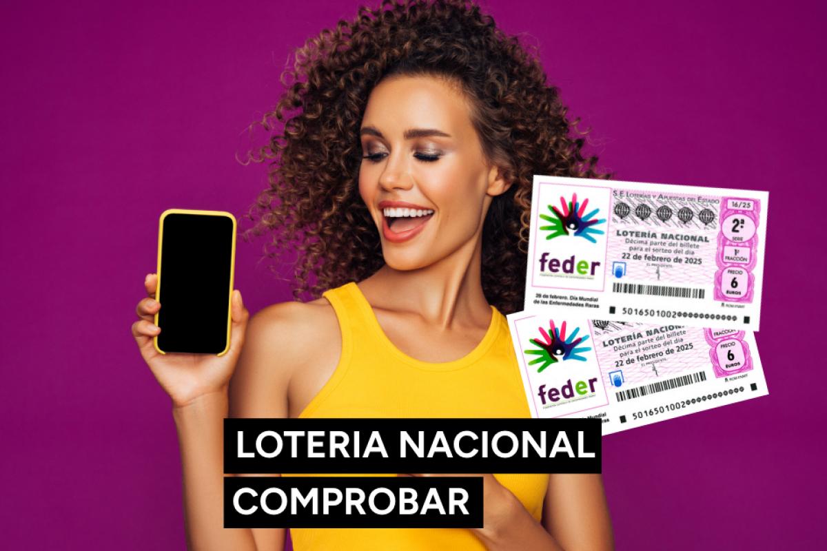 Lotería Nacional hoy sábado 22 de febrero en directo: comprobar resultados del sorteo.