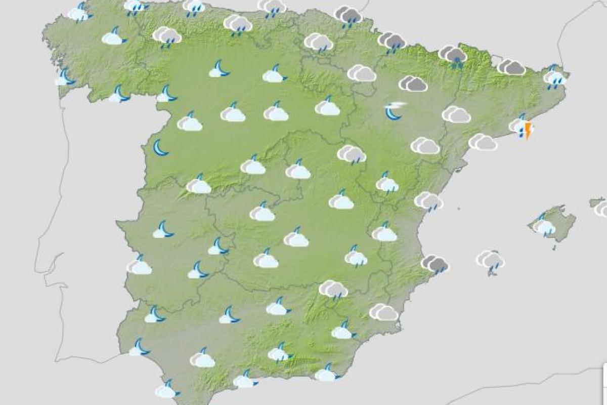 Mapa de la AEMET