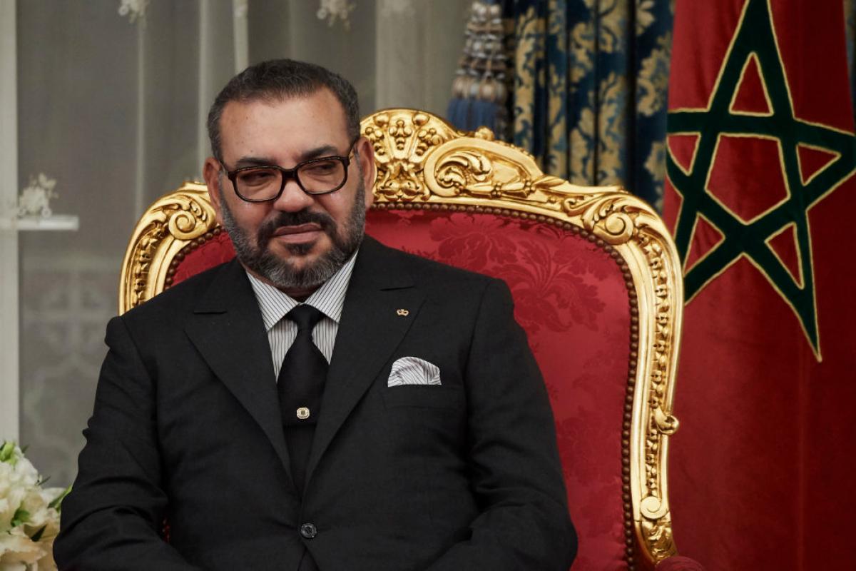 El rey Mohammed VI de Marruecos, en una imagen de archivo en el palacio real.