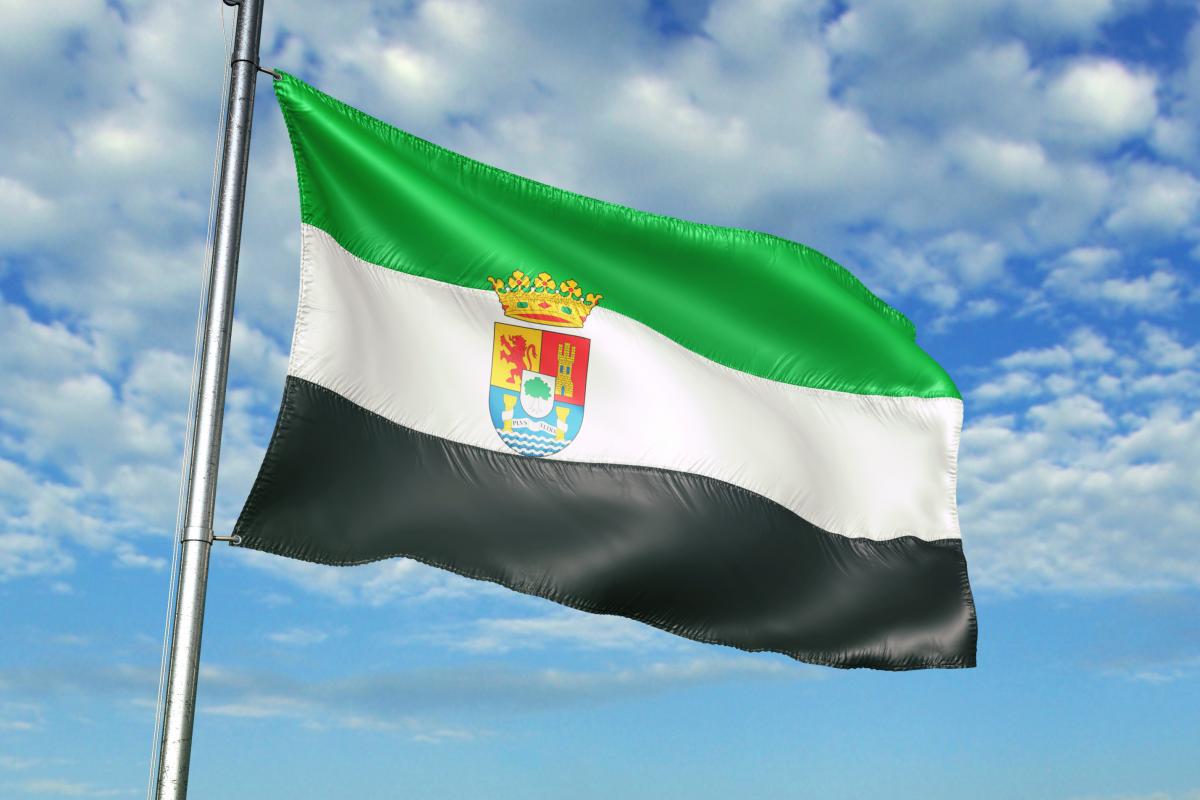 Bandera de Extremadura.